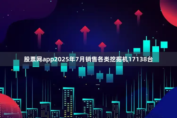 股票网app2025年7月销售各类挖掘机17138台