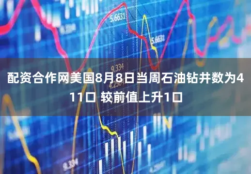 配资合作网美国8月8日当周石油钻井数为411口 较前值上升1口